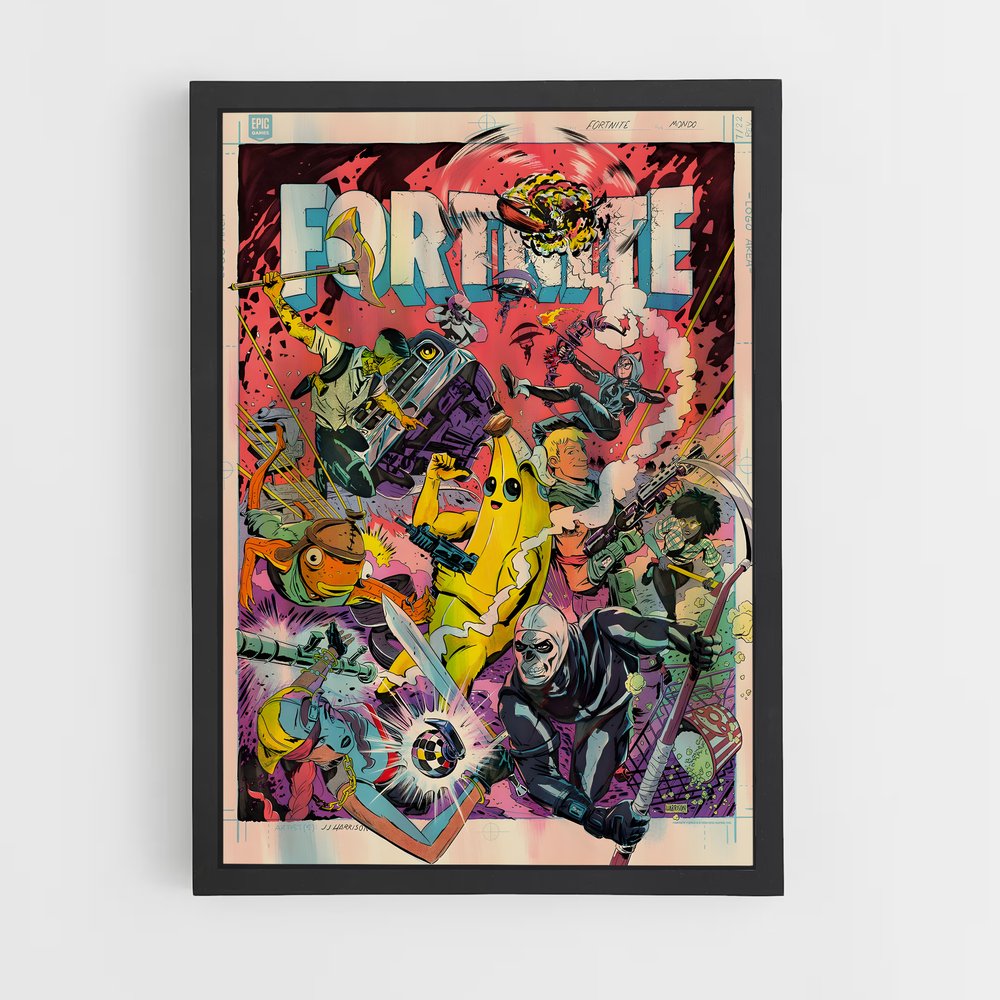 Poster Fortnite Dessin (vue 2)
