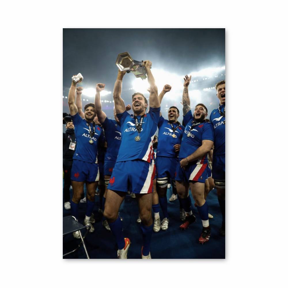 Poster Victoire Rugby France