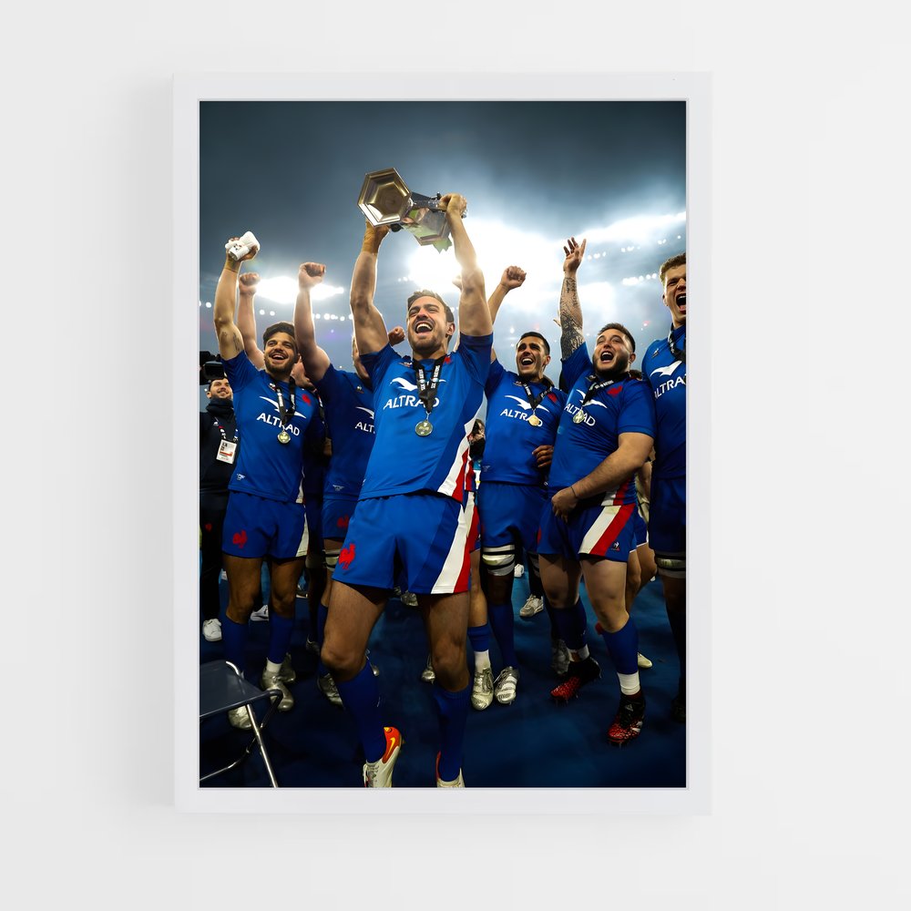 Poster Victoire Rugby France (vue 3)