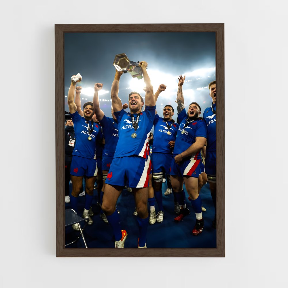 Poster Victoire Rugby France (vue 5)