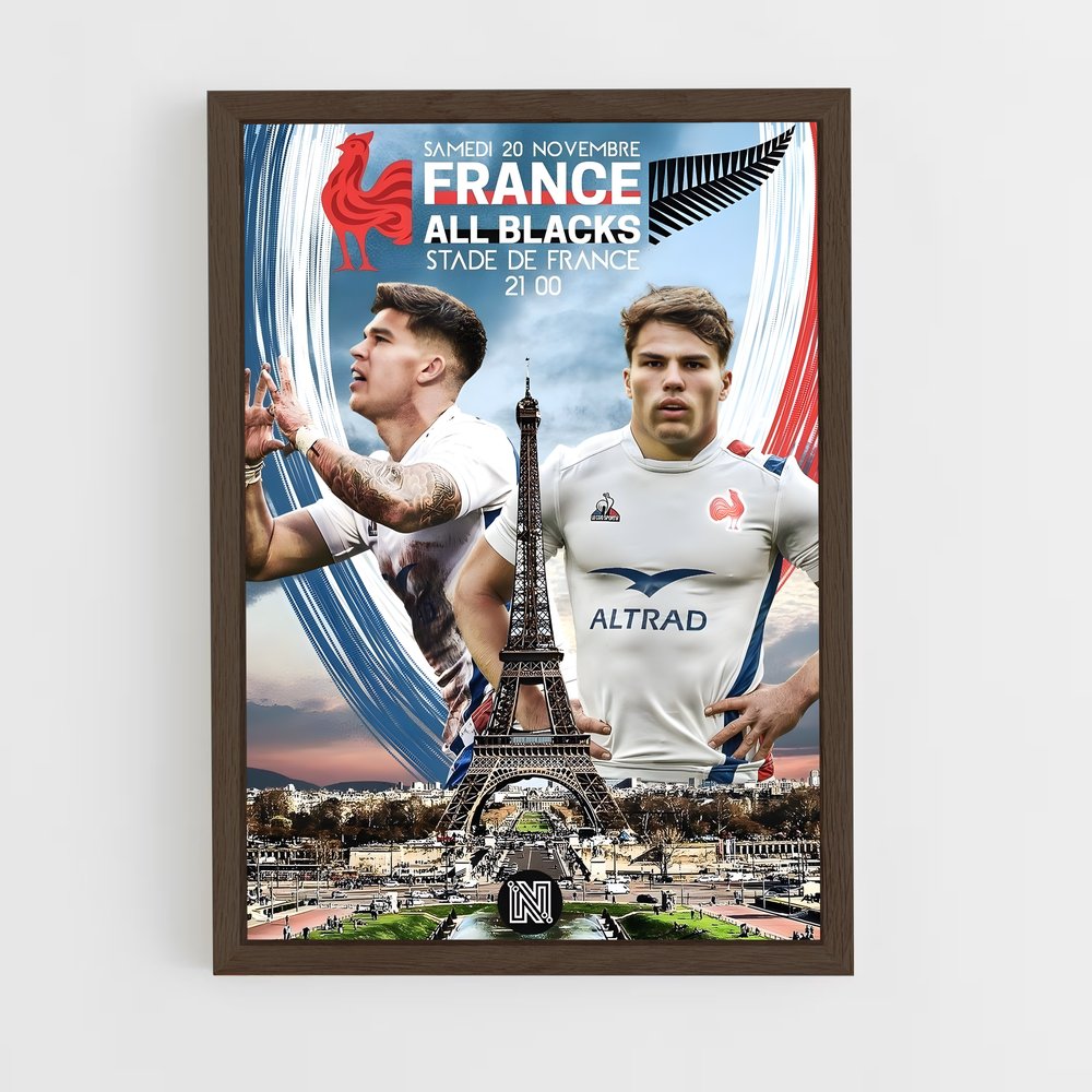 Poster Duel au Stade de France – affiche Rugby (vue 5)