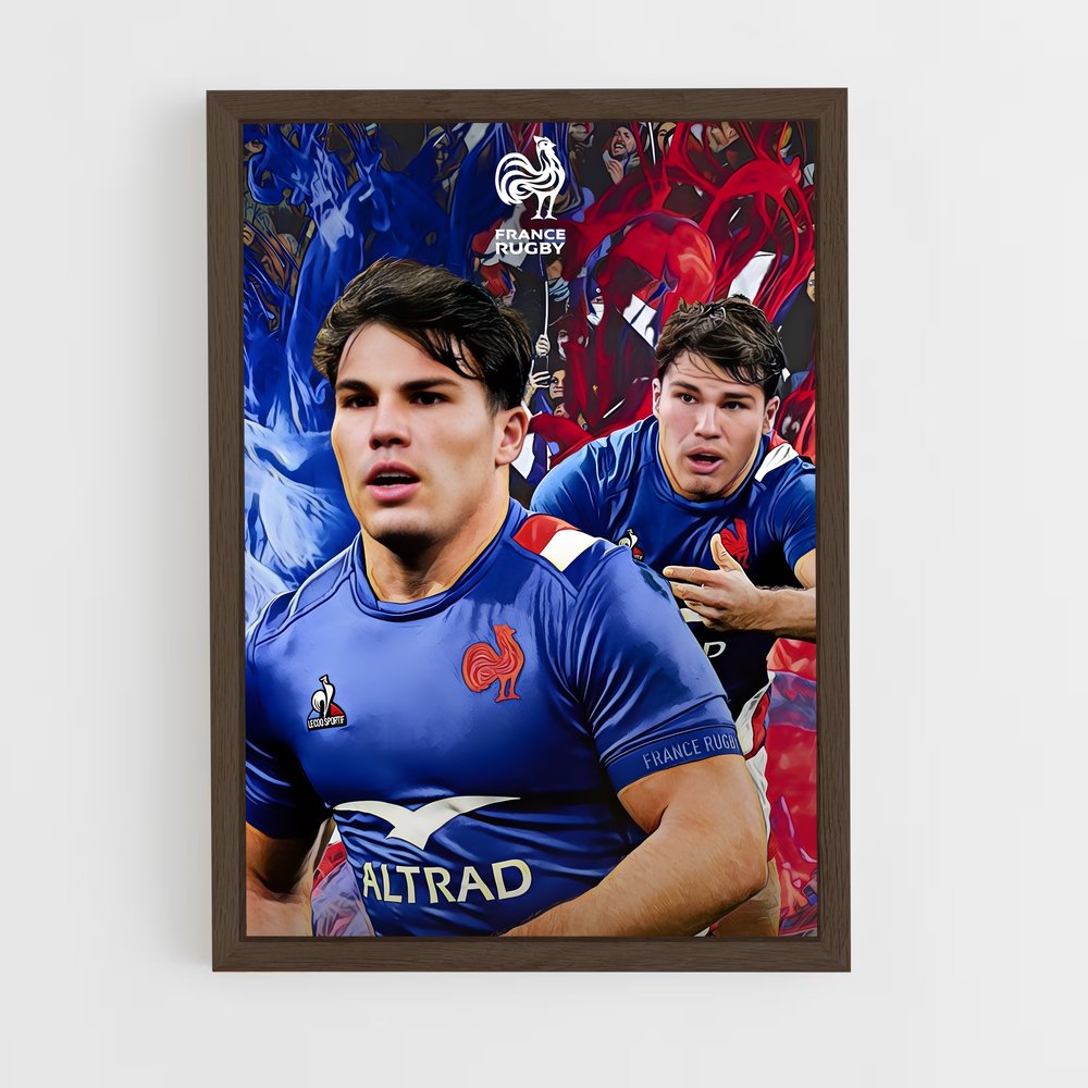Poster Bleu Rugby Passion (vue 5)