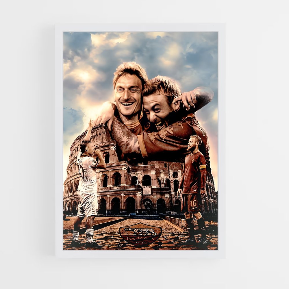 Poster Gladiateurs de Rome – affiche Football (vue 3)