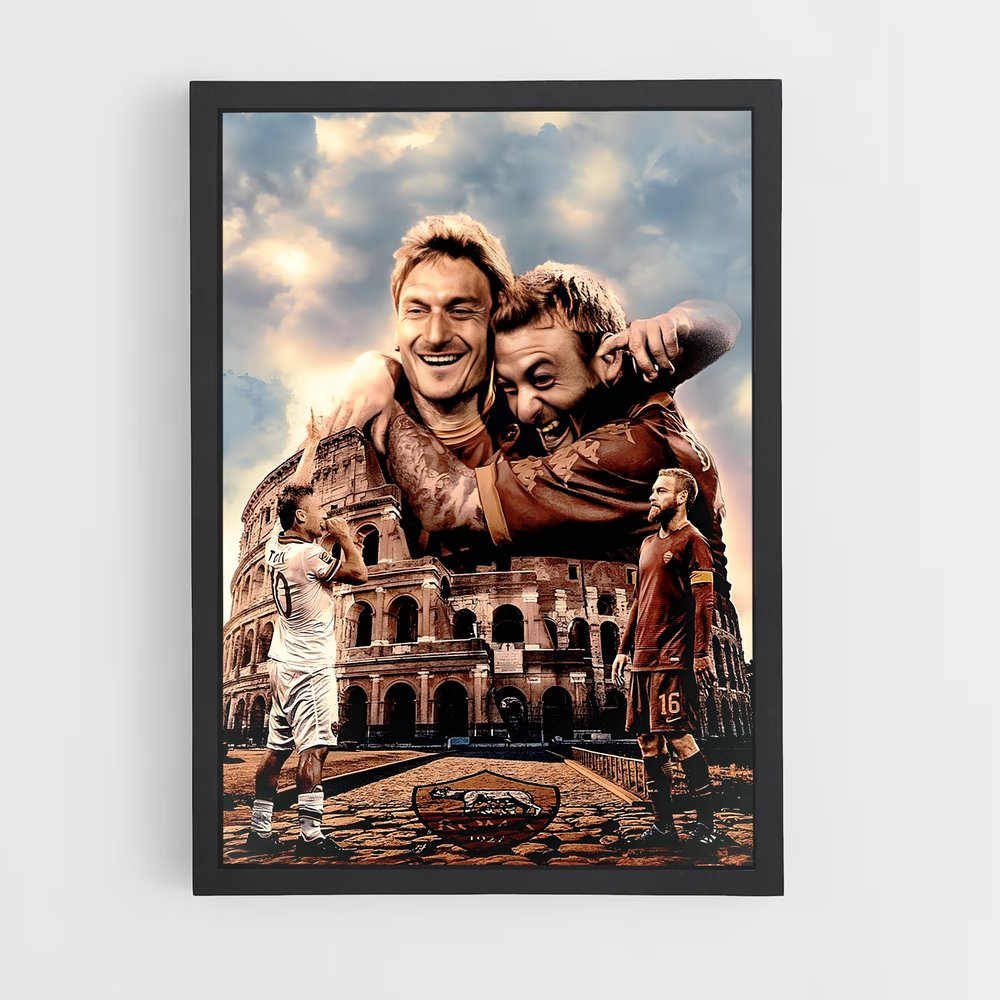 Poster Gladiateurs de Rome – affiche Football (vue 2)
