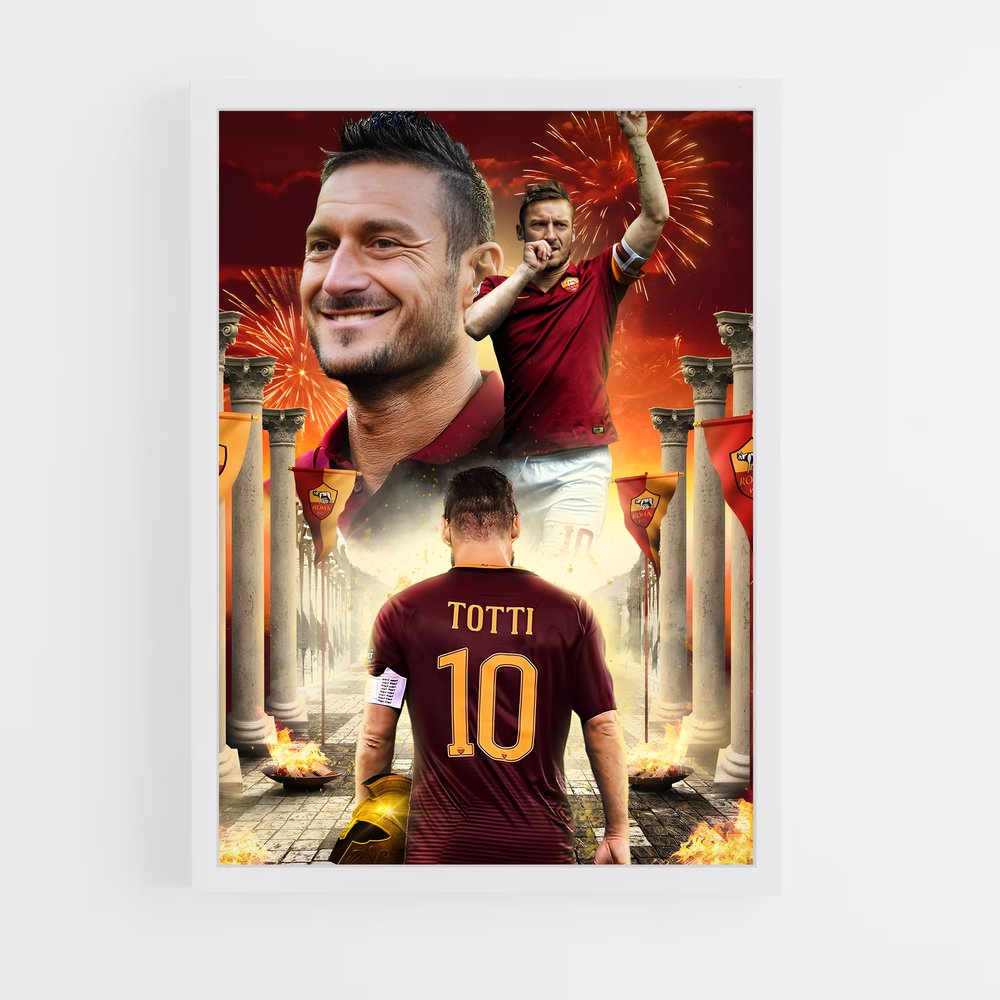 Poster Légende Romaine – affiche Football (vue 3)