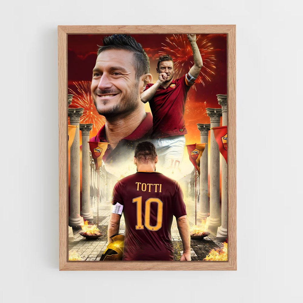 Poster Légende Romaine – affiche Football (vue 4)