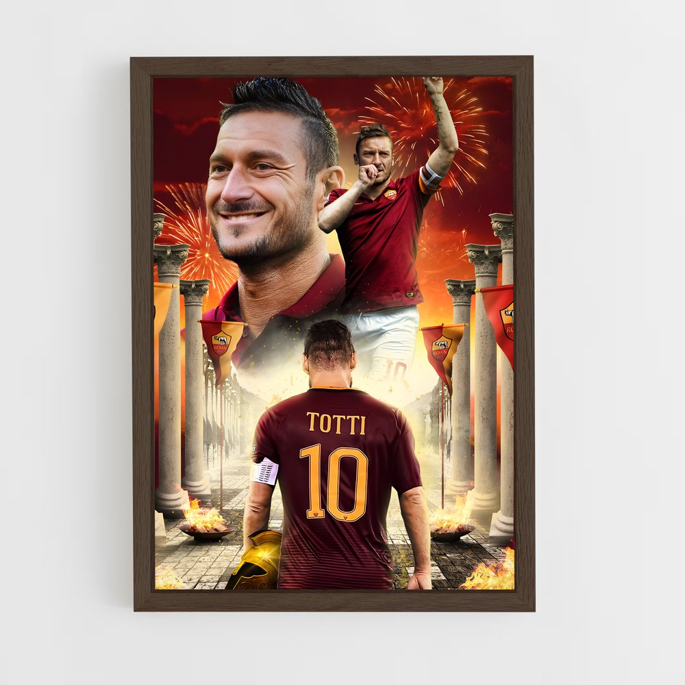 Poster Légende Romaine – affiche Football (vue 5)