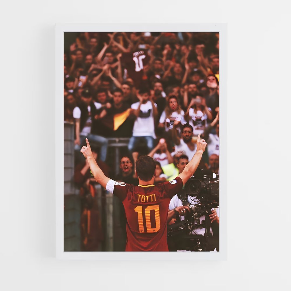 Poster Totti Triumph – affiche Football (vue 3)