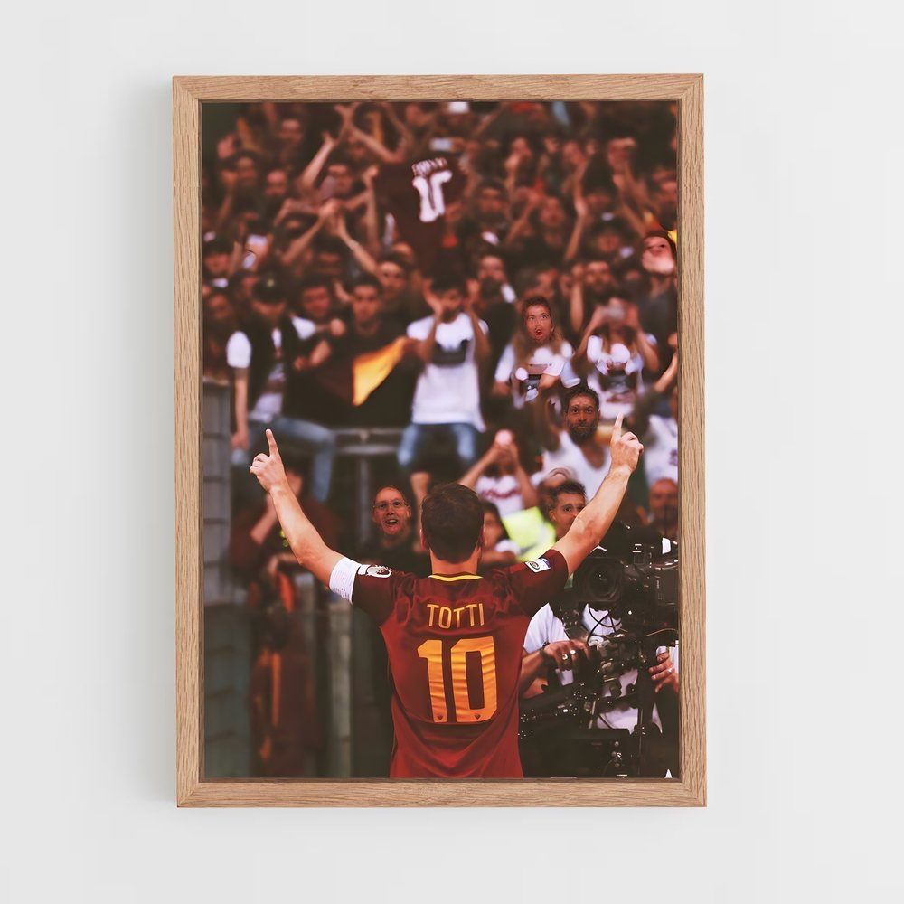 Poster Totti Triumph – affiche Football (vue 4)