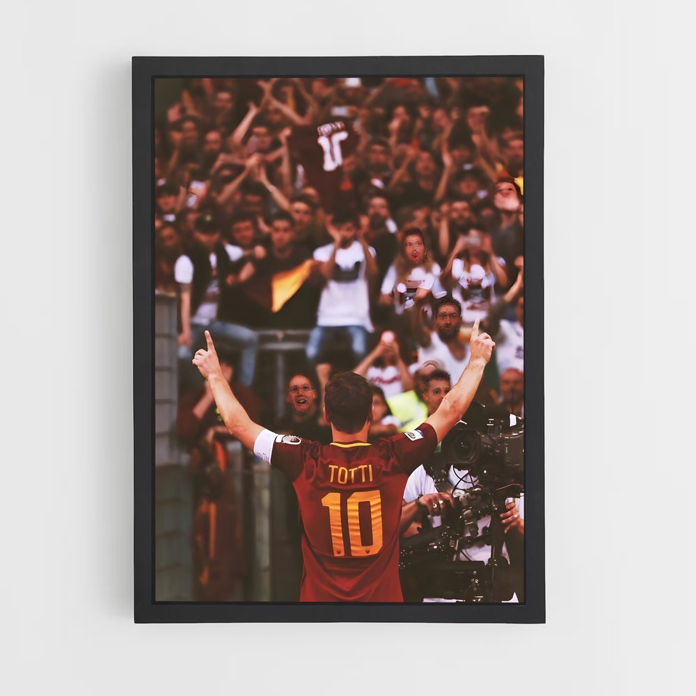 Poster Totti Triumph – affiche Football (vue 2)