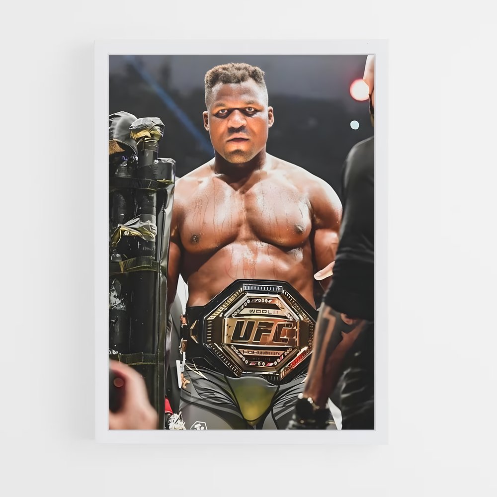 Poster Champion de Puissance – affiche MMA (vue 3)