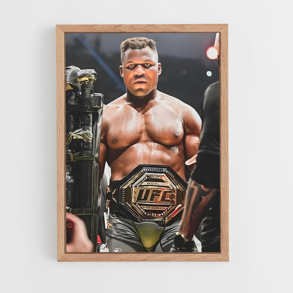 Poster Champion de Puissance – affiche MMA (vue 4)