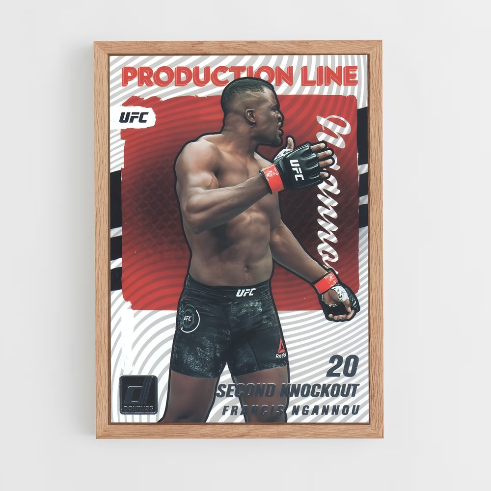 Poster Production Line Knockout – affiche MMA (vue 4)