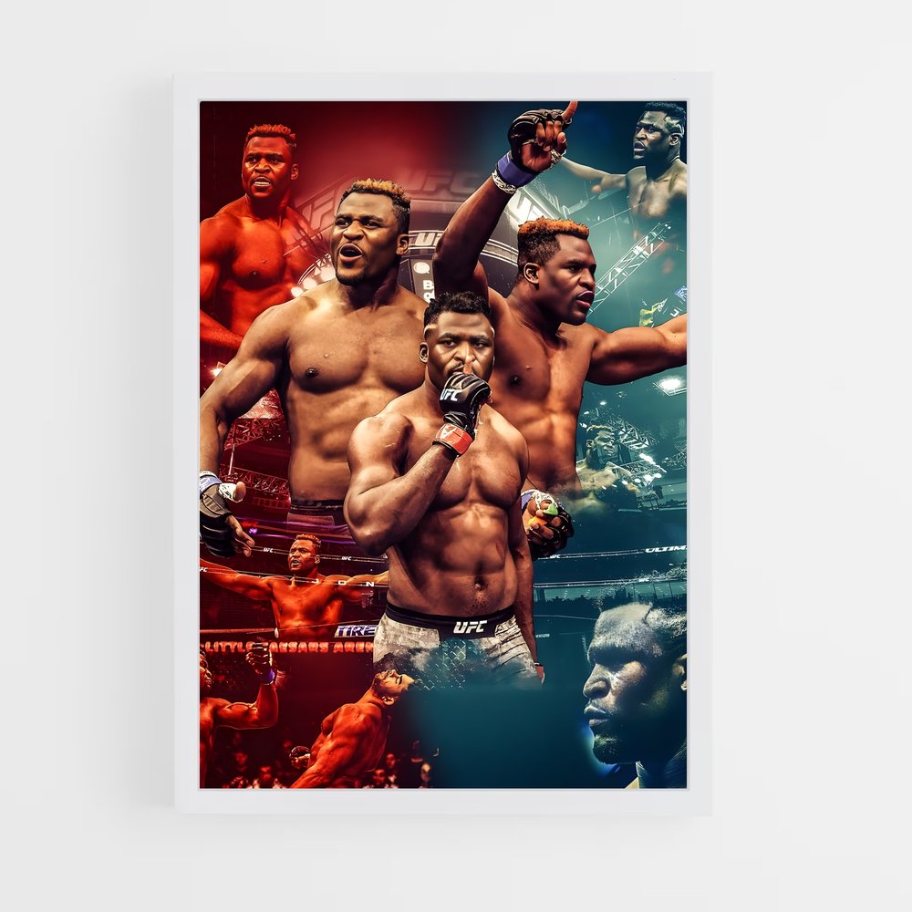 Poster Puissance et Résilience – affiche MMA (vue 3)