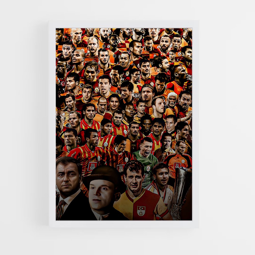 Poster Légendes Galatasaray – affiche Football (vue 3)