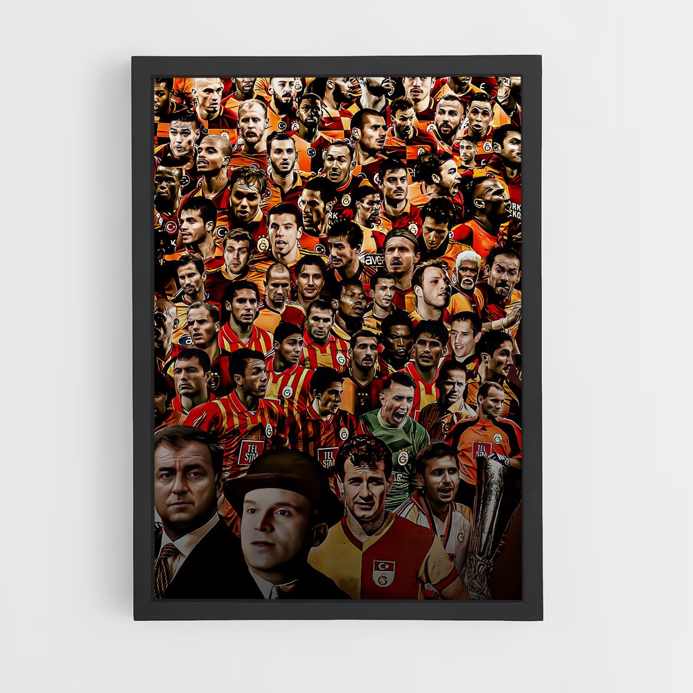 Poster Légendes Galatasaray – affiche Football (vue 2)