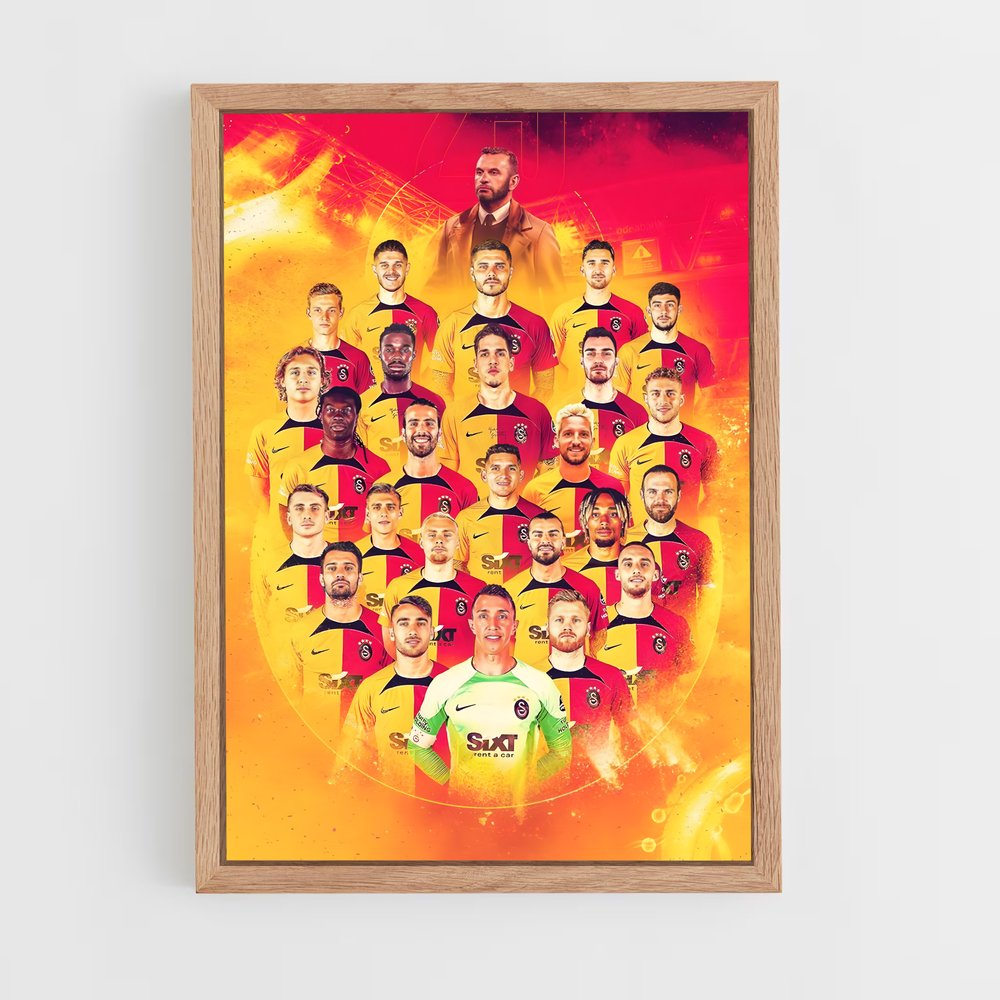 Poster Équipe Galatasaray – affiche Football (vue 4)