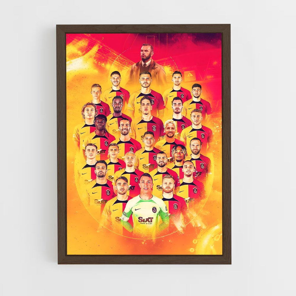 Poster Équipe Galatasaray – affiche Football (vue 5)
