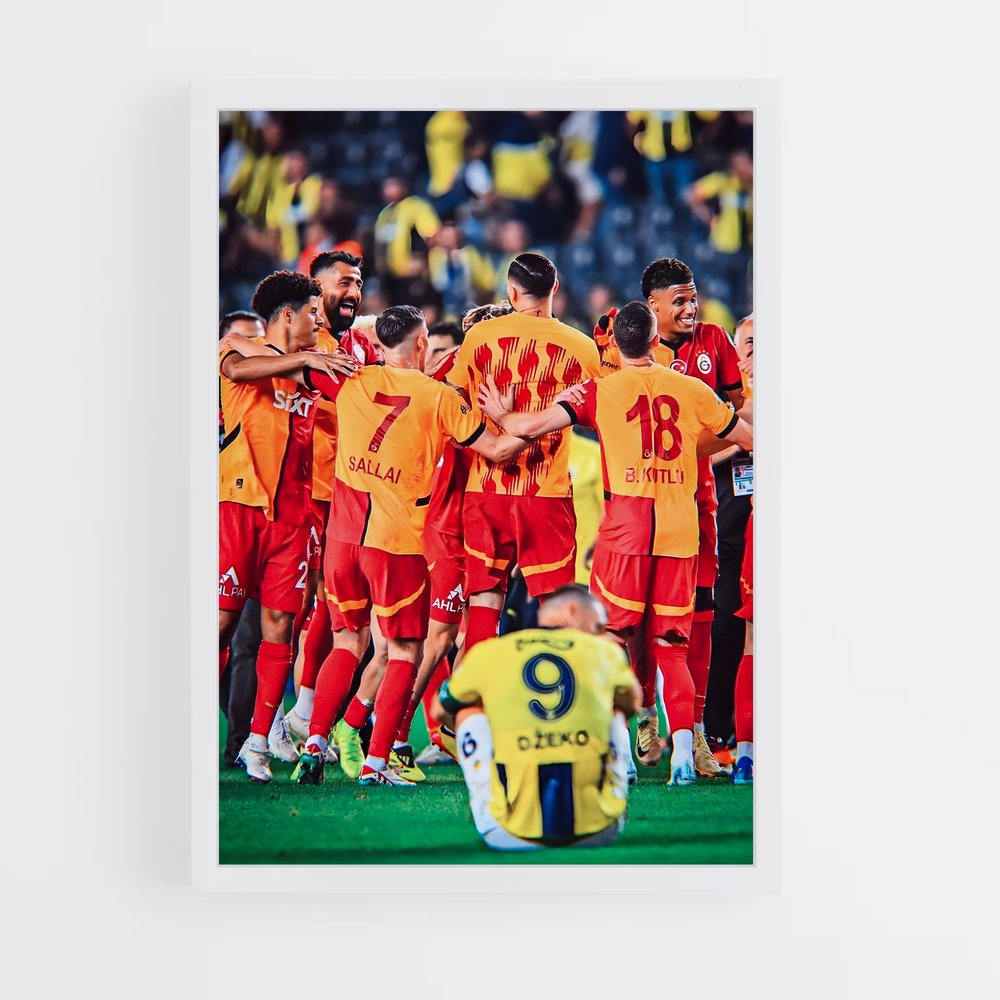 Poster Allégresse Galatasaray – affiche Football (vue 3)
