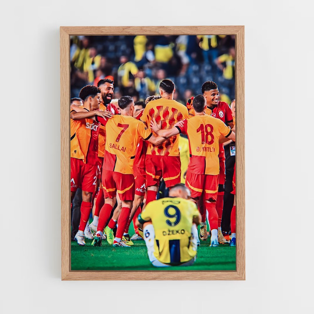 Poster Allégresse Galatasaray – affiche Football (vue 4)