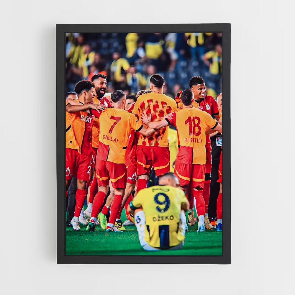 Poster Allégresse Galatasaray – affiche Football (vue 2)