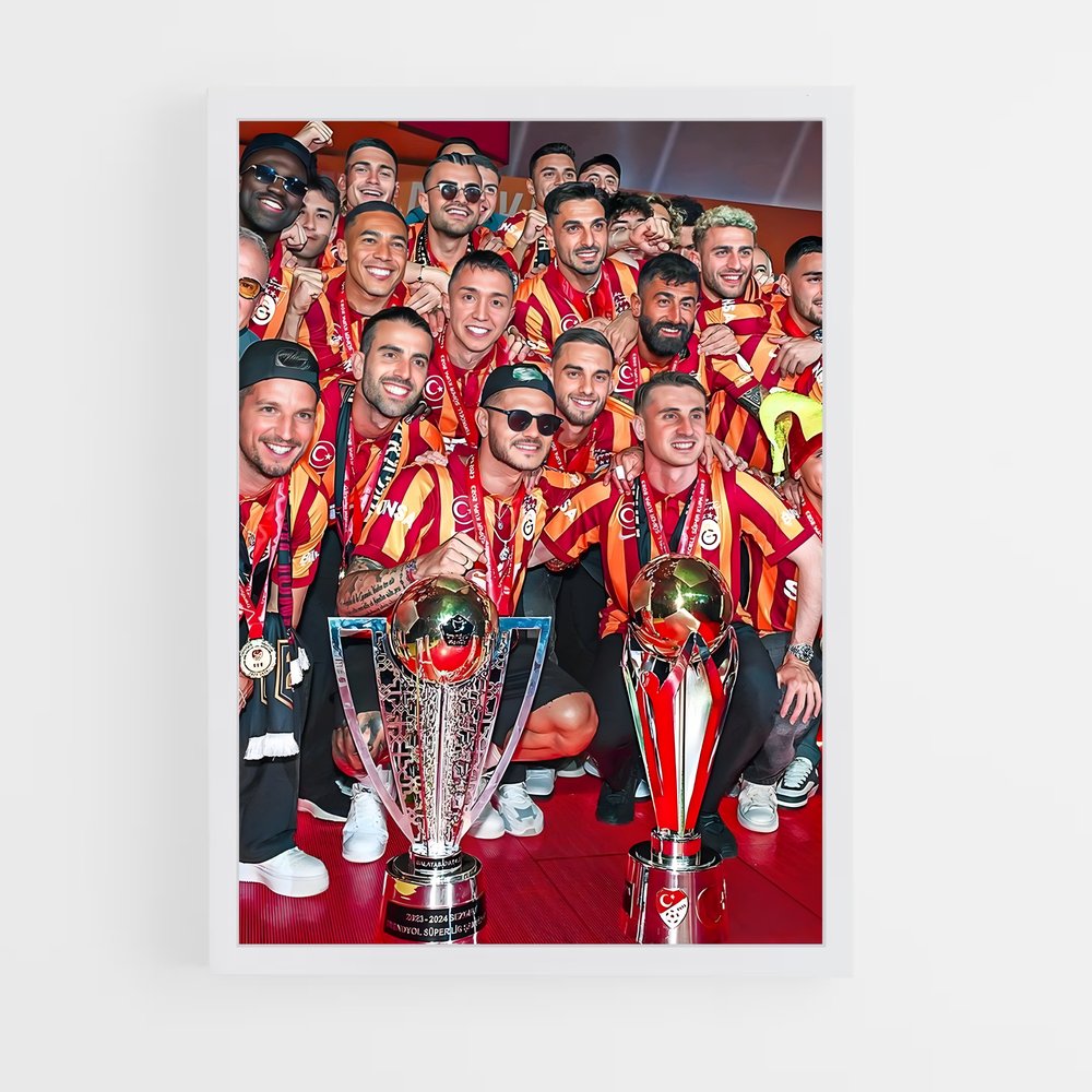 Poster Champions Galatasaray – affiche Football (vue 3)