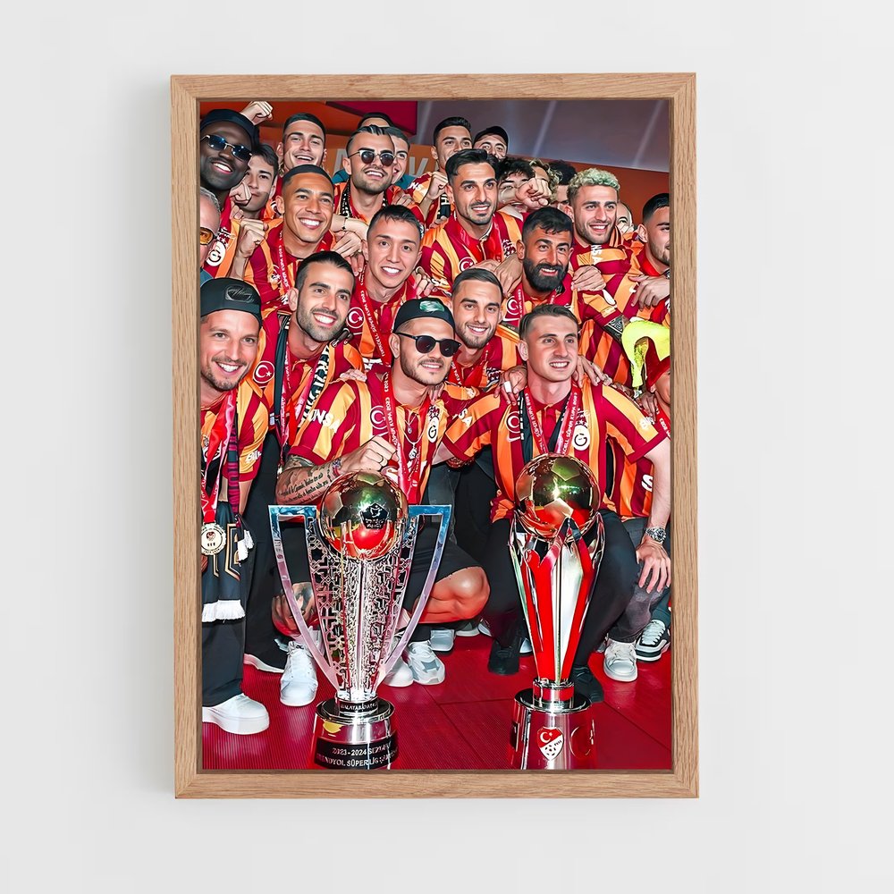 Poster Champions Galatasaray – affiche Football (vue 4)