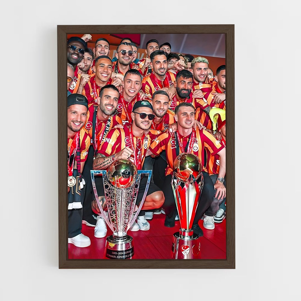 Poster Champions Galatasaray – affiche Football (vue 5)