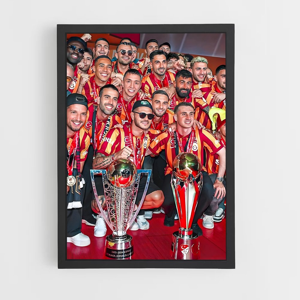 Poster Champions Galatasaray – affiche Football (vue 2)