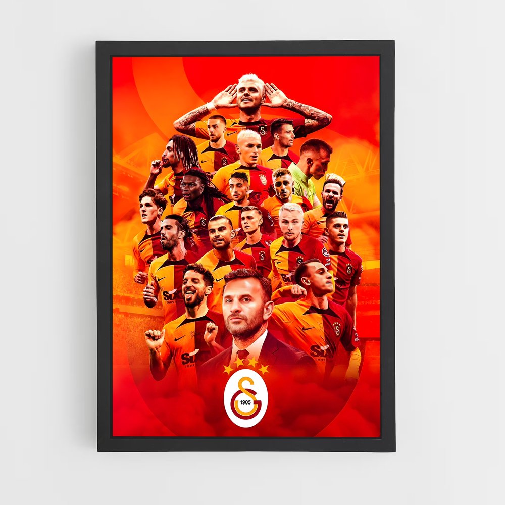 Poster Gloire Galatasaray – affiche Football (vue 2)