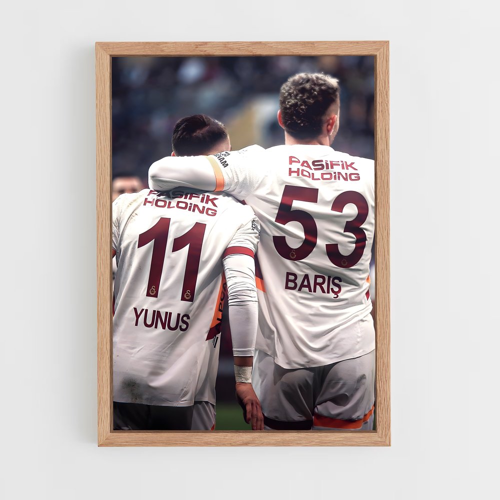 Poster Camaraderie Galatasaray – affiche Football (vue 4)
