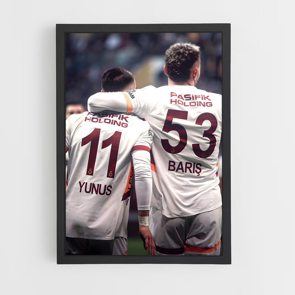 Poster Camaraderie Galatasaray – affiche Football (vue 2)