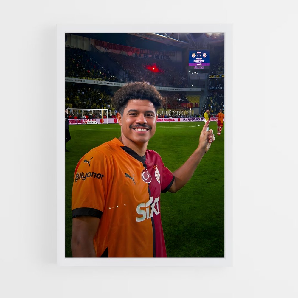 Poster Le Sourire du Match – affiche Football (vue 3)