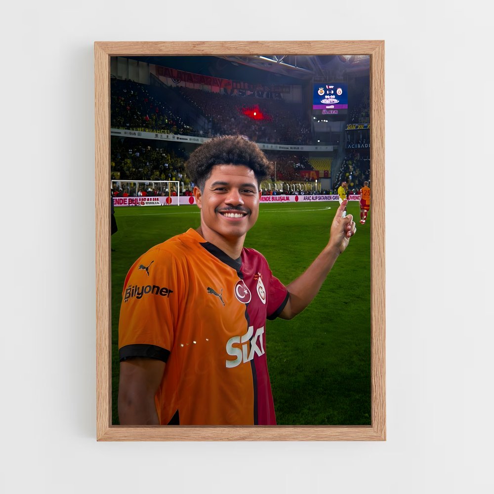 Poster Le Sourire du Match – affiche Football (vue 4)