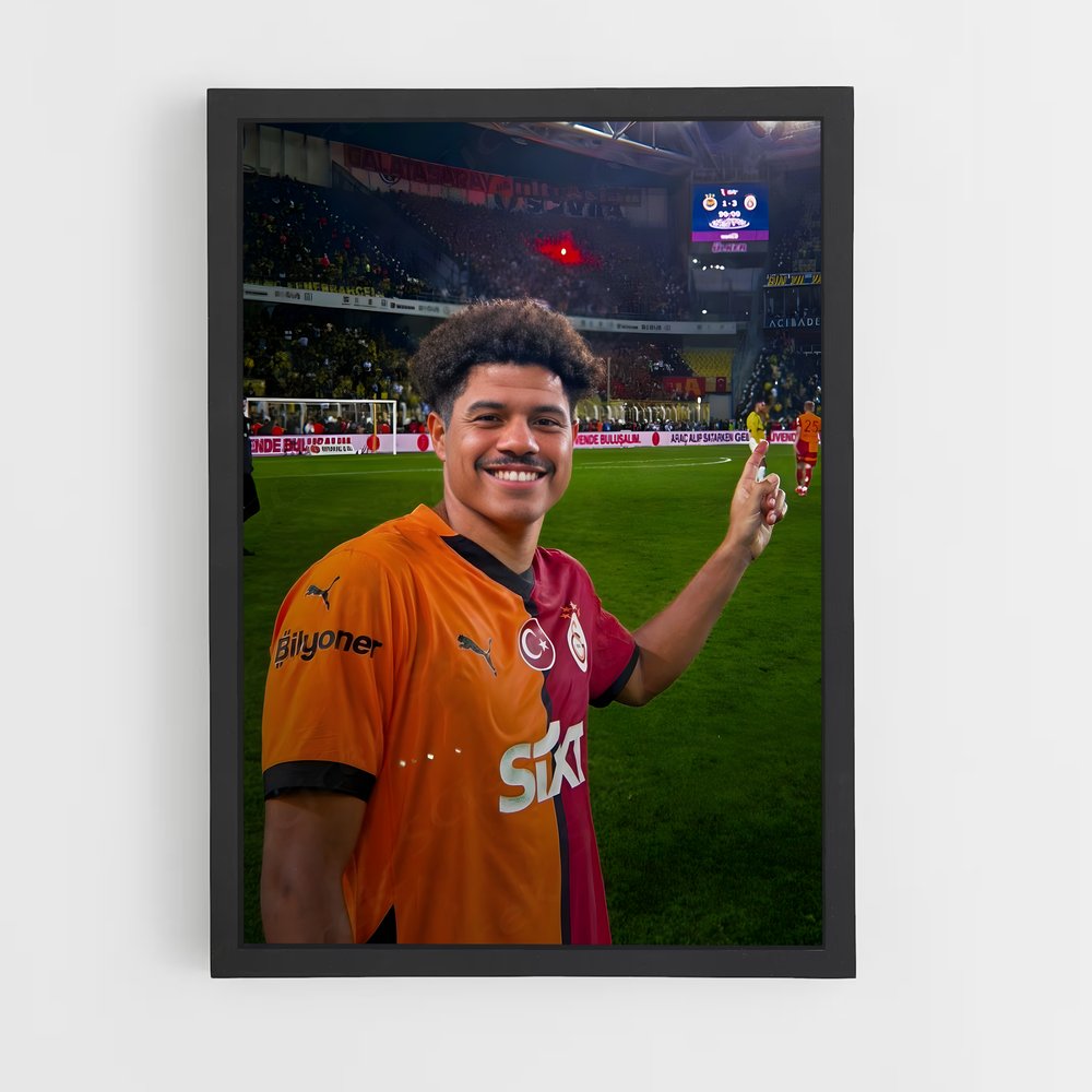 Poster Le Sourire du Match – affiche Football (vue 2)