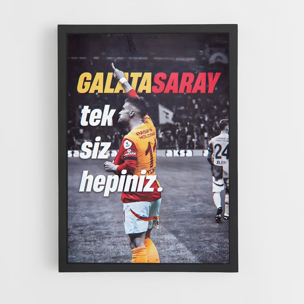Poster Galatasaray Triomphe – affiche Football (vue 2)