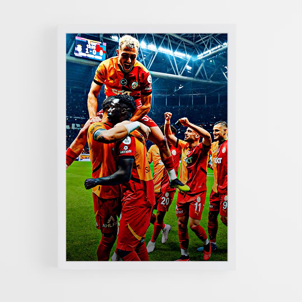 Poster Triomphe en Célébration – affiche Football (vue 3)