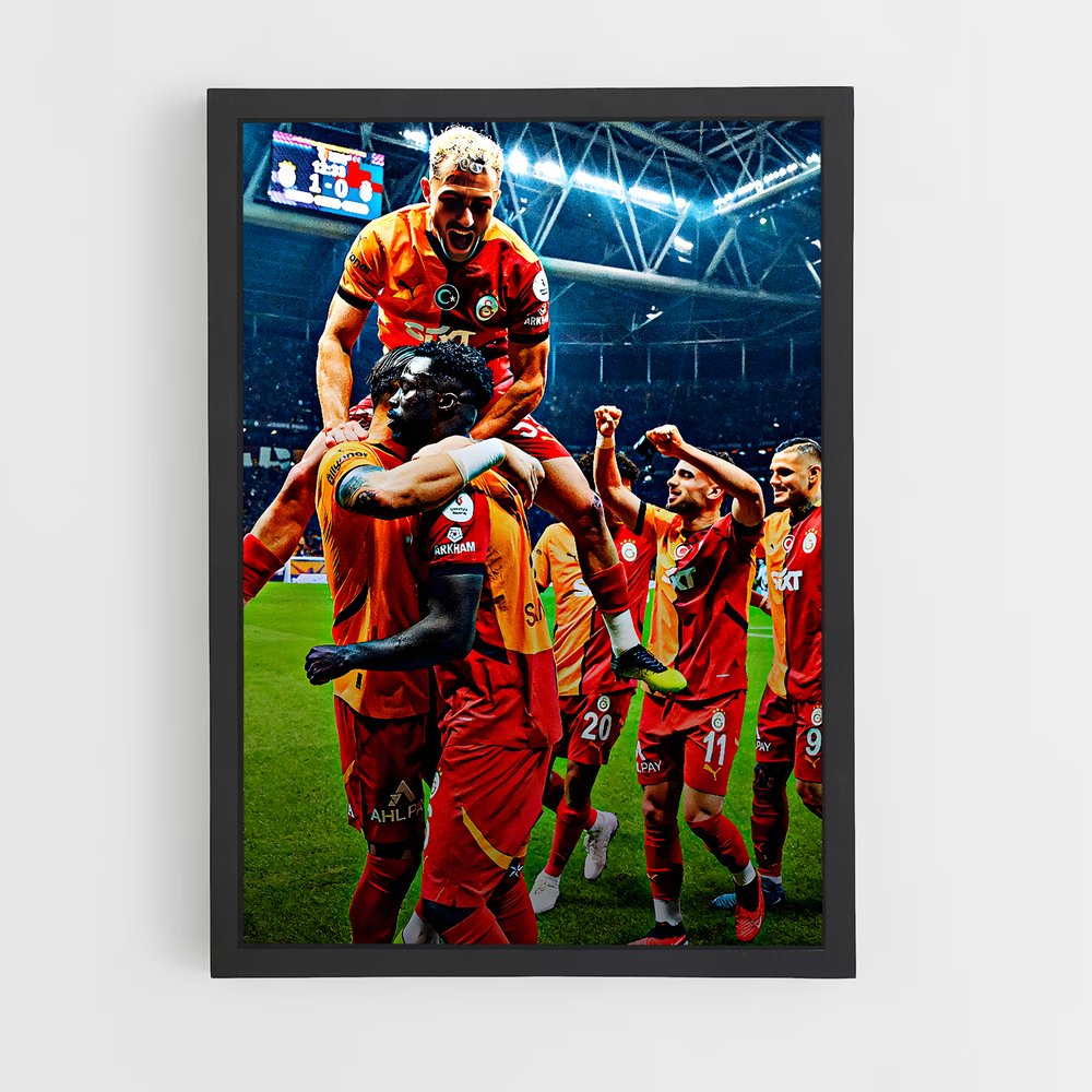Poster Triomphe en Célébration – affiche Football (vue 2)