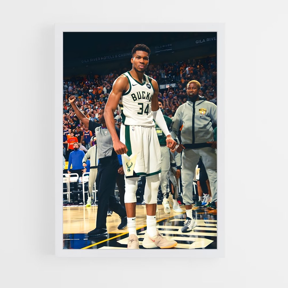 Poster Giànnis – affiche Basketball (vue 3)