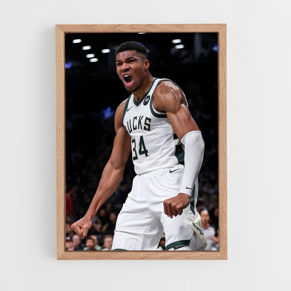 Poster Giànnis Antetokounmpo Muscle – affiche Basketball (vue 4)