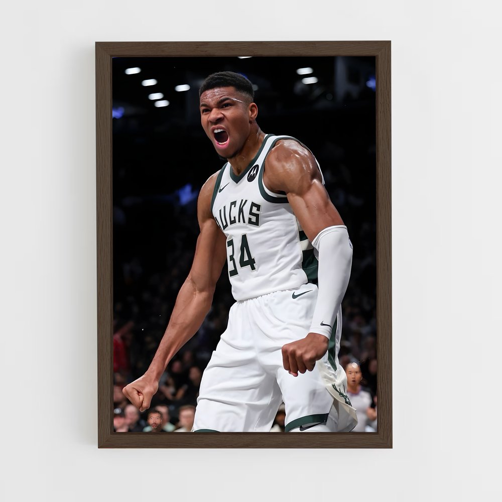 Poster Giànnis Antetokounmpo Muscle – affiche Basketball (vue 5)