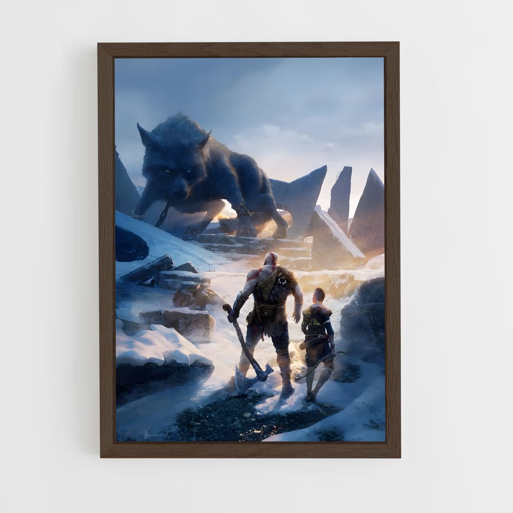 Poster Fureur Nordique – affiche God of War (vue 5)