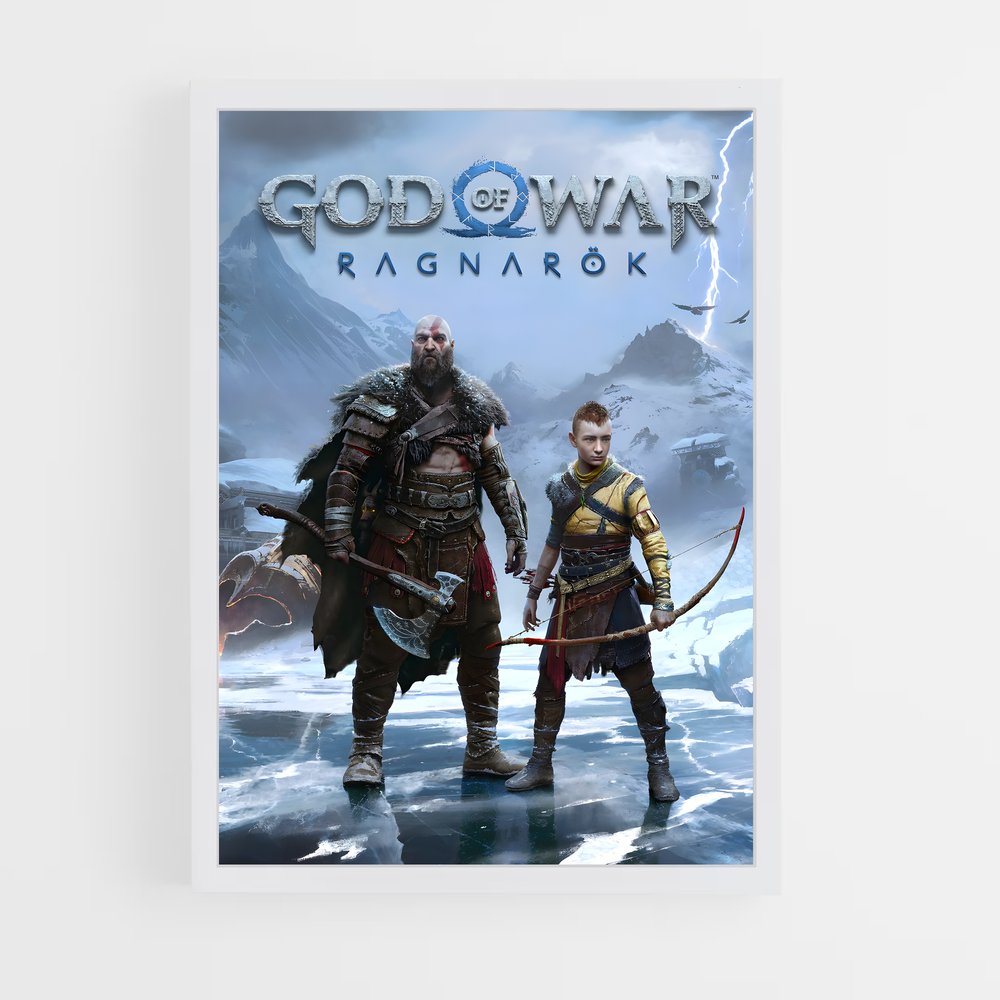 Poster Ragnarok Aventure – affiche God of War (vue 3)