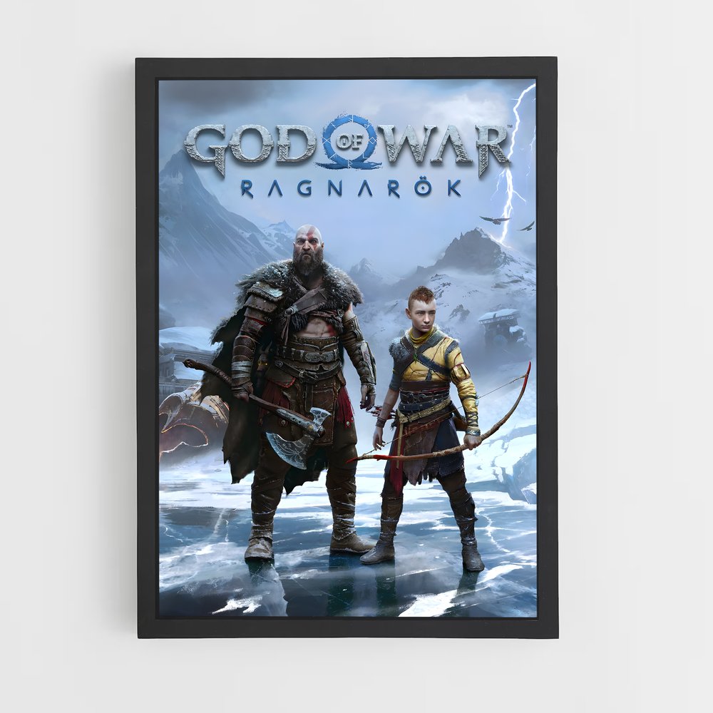 Poster Ragnarok Aventure – affiche God of War (vue 2)