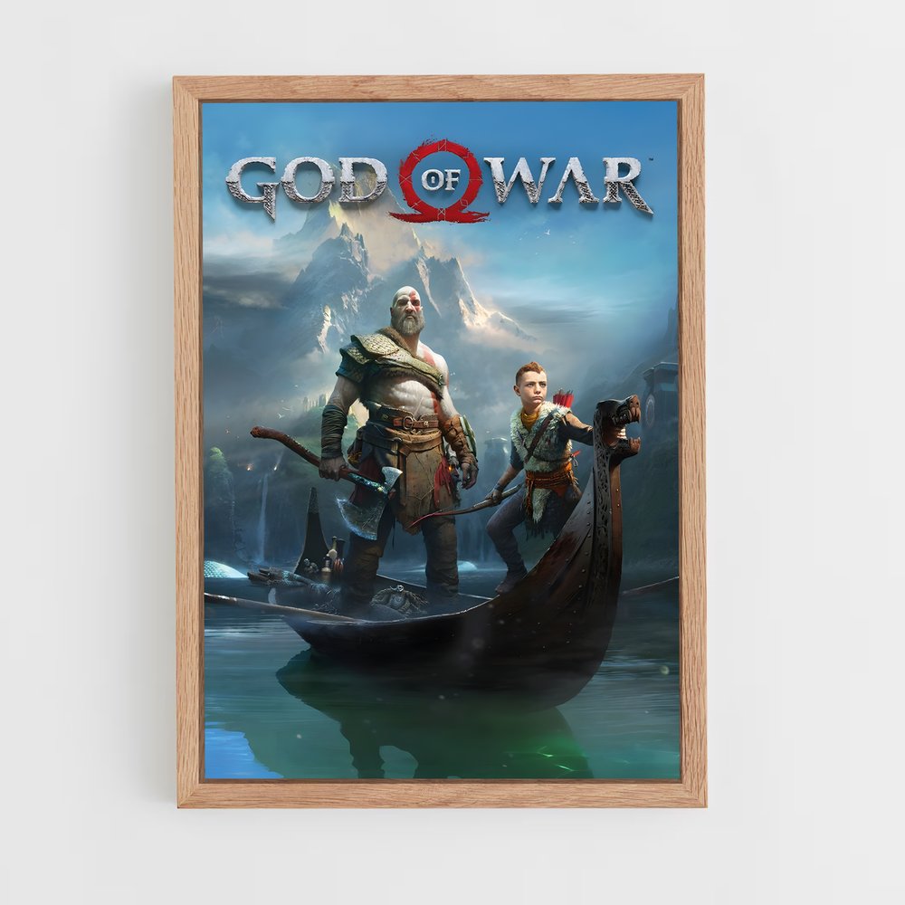 Poster Voyage Nordique – affiche God of War (vue 4)