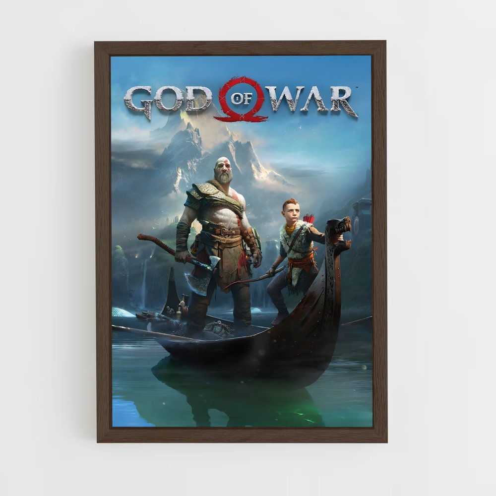 Poster Voyage Nordique – affiche God of War (vue 5)