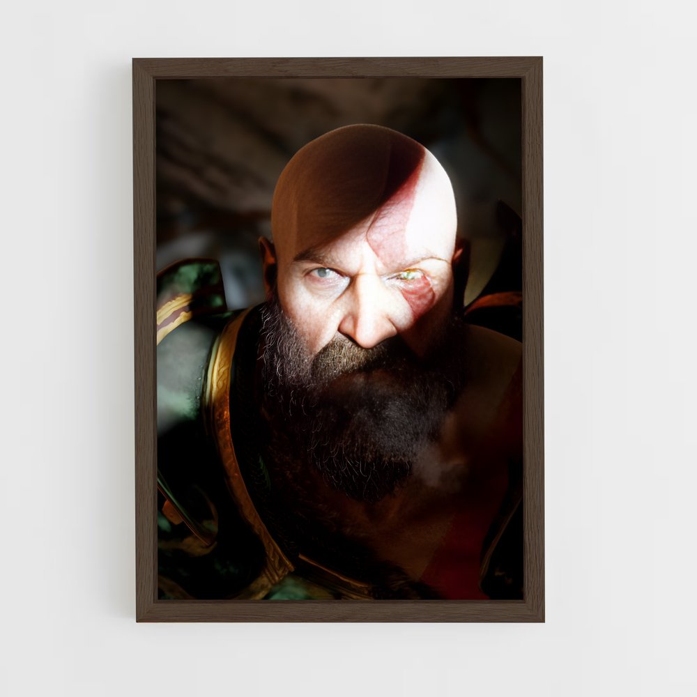 Poster Guerrier du Chaos – affiche God of War (vue 5)