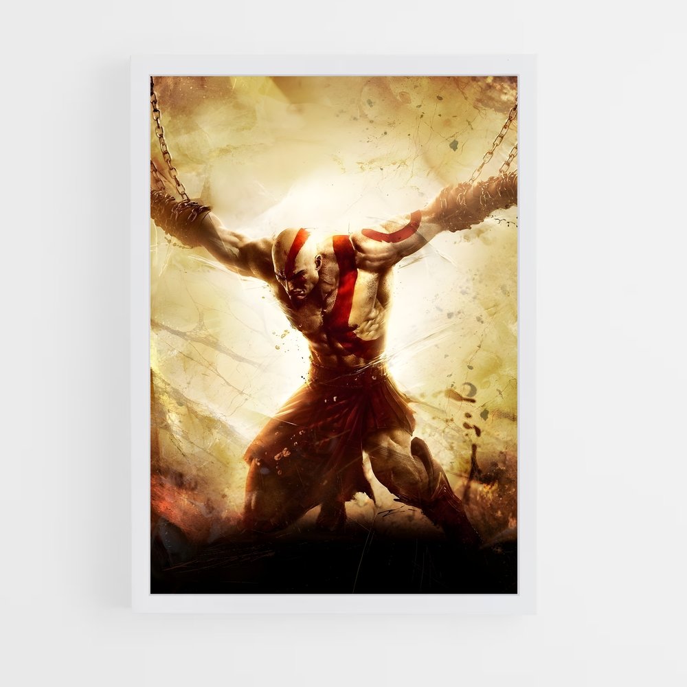 Poster Warlord's Struggle – affiche God of War (vue 3)