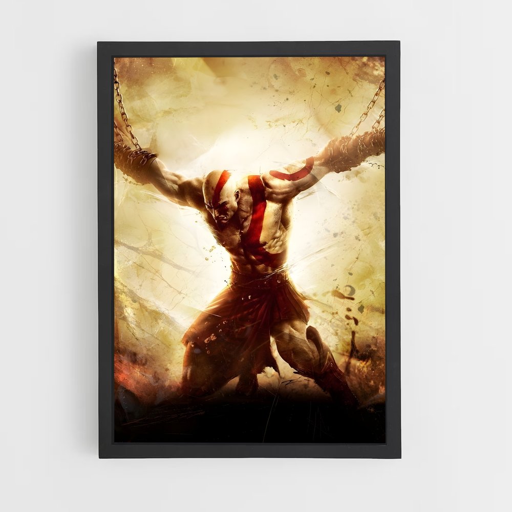 Poster Warlord's Struggle – affiche God of War (vue 2)