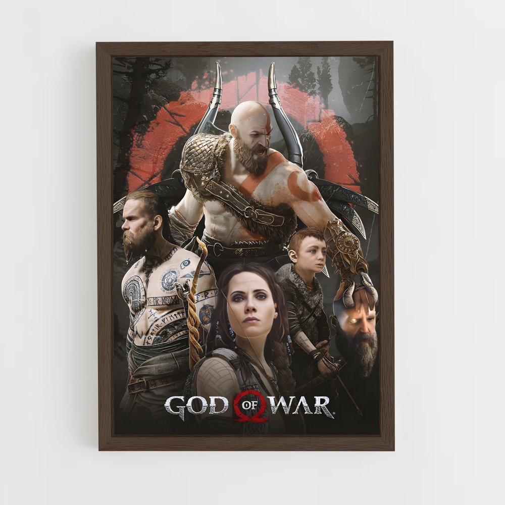 Poster Guerriers Nordiques – affiche God of War (vue 5)